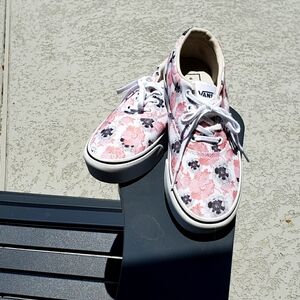 VANS "Off The Wall" Shoes Floral Size 7